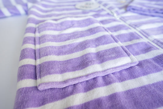 Zippy Vivid Violet Kids Hooded Towels with Zipper