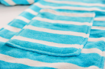 Kids Hooded Towels | Zippy Ocean Blue Kids Hooded Towels | Zippy by Rad Kids | Kids Poncho Towel | 
