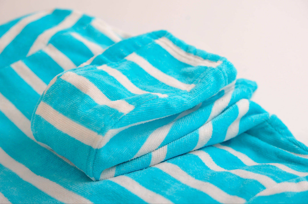 Kids Hooded Towels | Zippy Ocean Blue Kids Hooded Towels | Zippy by Rad Kids | Kids Poncho Towel | 